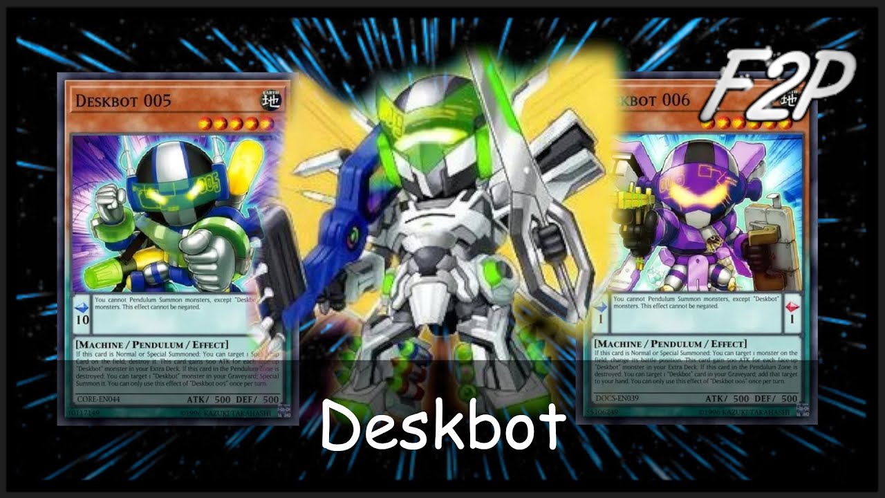 F2P DESKBOT 5 WINSTREAK - New Pendulum Support! [Yu-Gi-Oh! Duel Links]