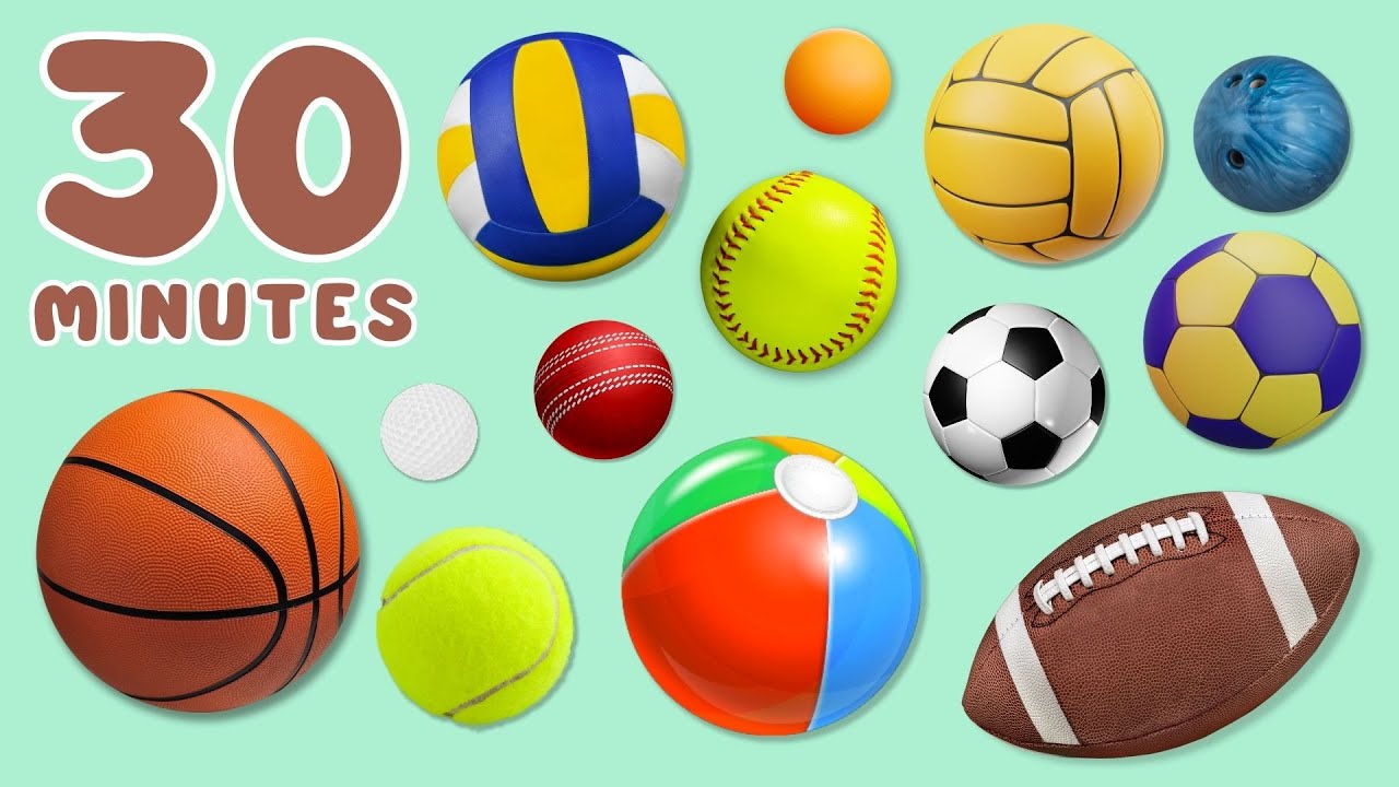 30 Minutes English Learning Balls for Kids
