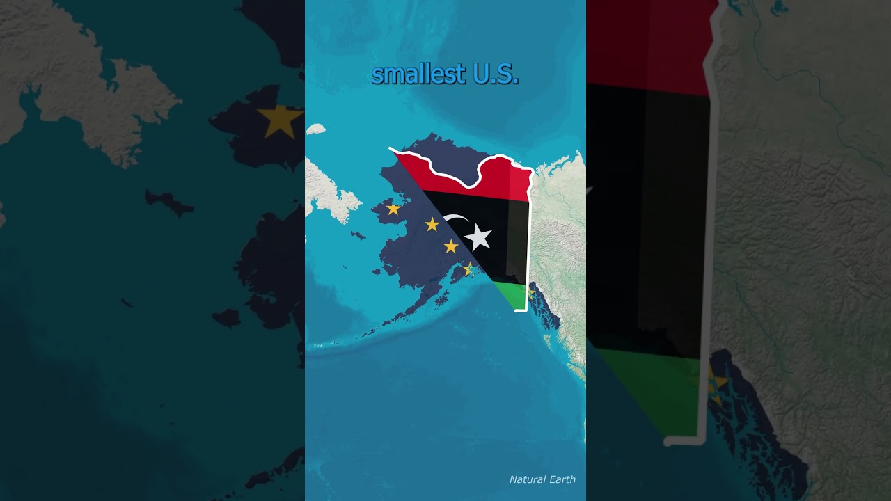 Let's Compare the US State's to Other Countries 🤗 #maps #history #usa #size #comparison