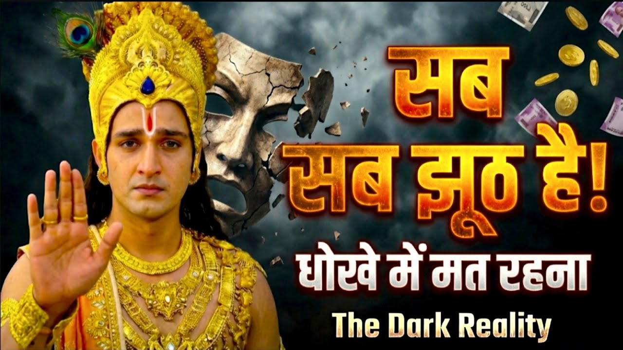 सिर्फ 'पैसा' ही अपना है, बाकी सब 'दिखावा' है | Dark Truth | Krishna Best Motivational Speech 