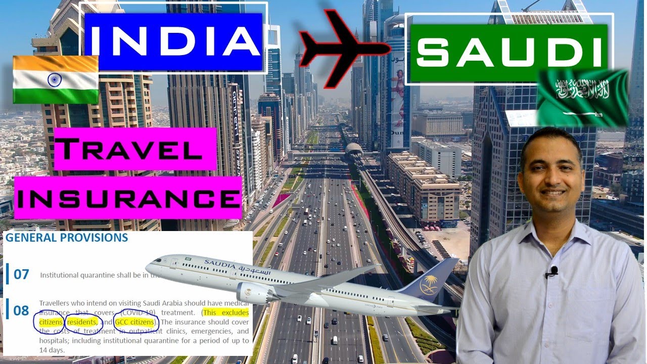 Travel insurance required to travel Saudi except Saudi Citizen, resident and GCC citizen, GACA