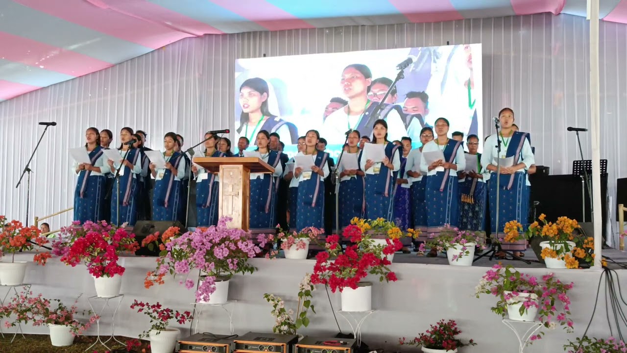 Krima XVII CK Sobha biap Bakenang. Moghopara Baptist Church choir.