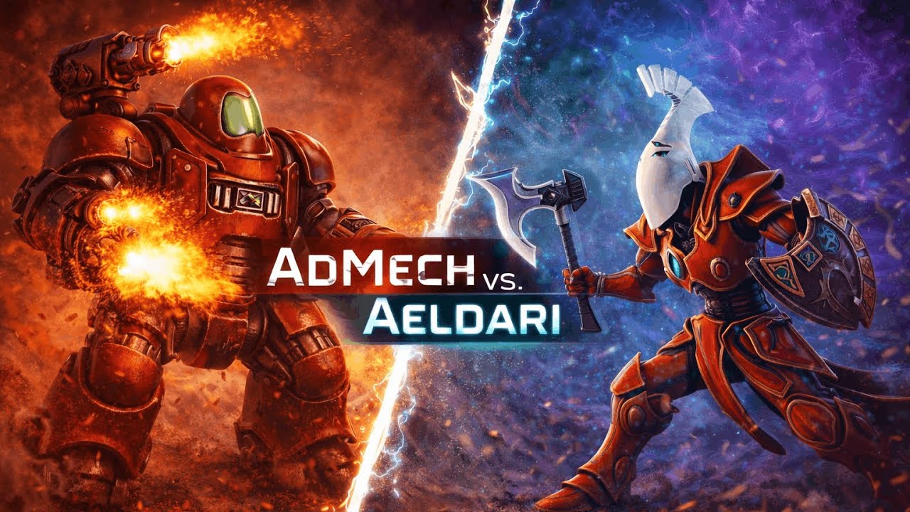 Robots vs. Ghosts | Thentox (Admech) vs. Yurga (Aeldari) WH40k: Gladius – RoW 1v1