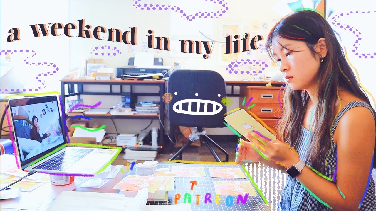 🔅 DAYS IN MY LIFE VLOG: artist and student edition 🧬✨✍ ( ◔ ◡ ◔ )