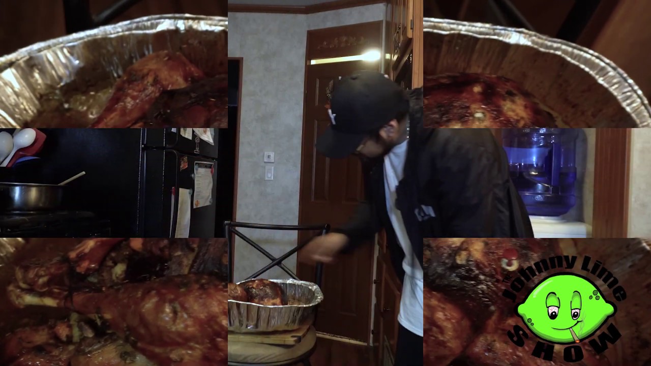 Cooking the thanksgiving turkey with my hands !!!!