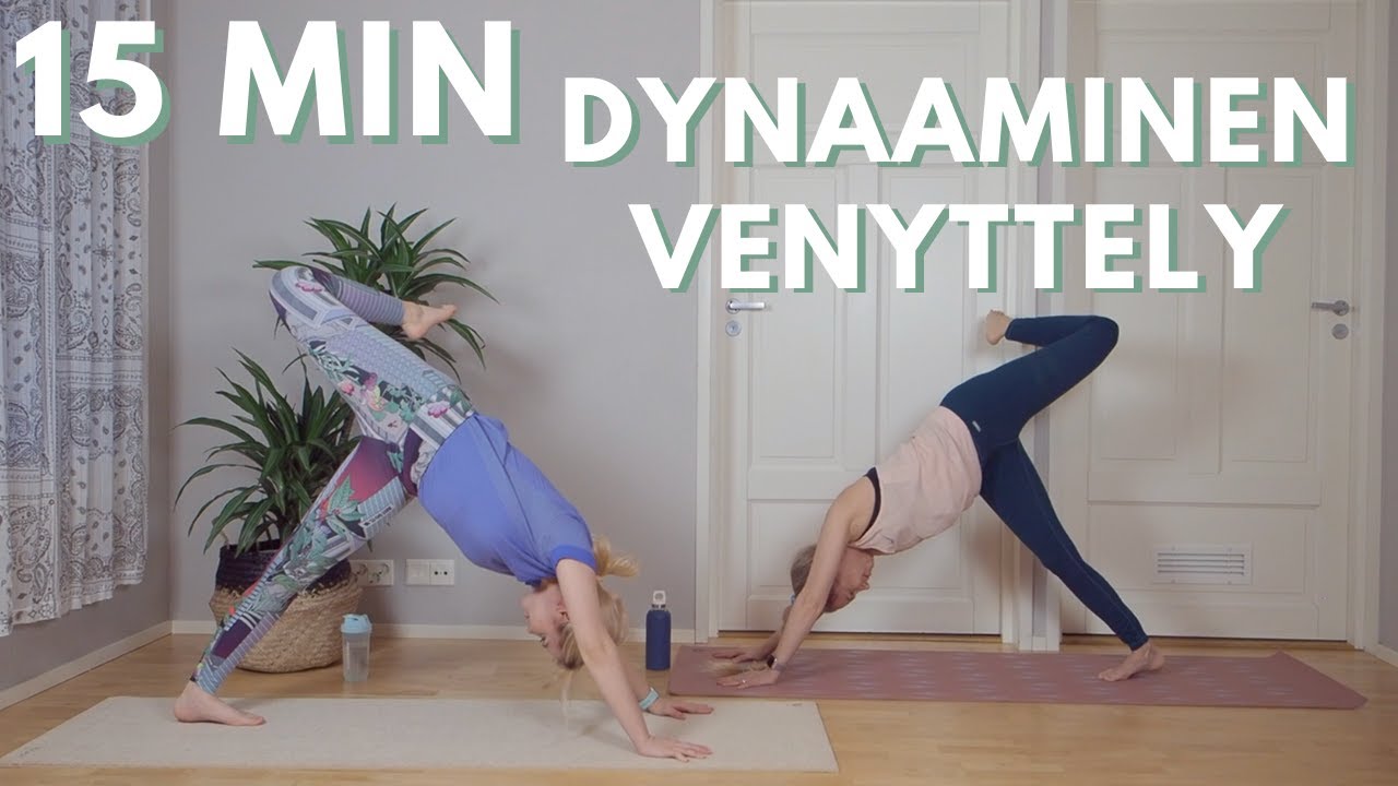 DYNAAMINEN LIIKKUVUUSTREENI | 15min dynaaminen venyttely kotona