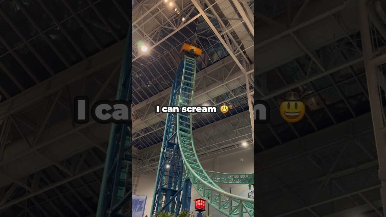 Who saw the new video I did with Mr. Jordan!? 😅 #fypシ゚ #rollercoaster #mall #scream #summer #viral