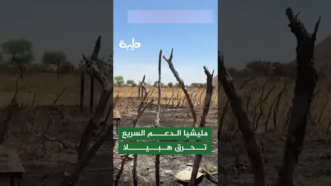 مليشيا الدعم السريع تحرق منطقة هبيلا بجنوب كردفان