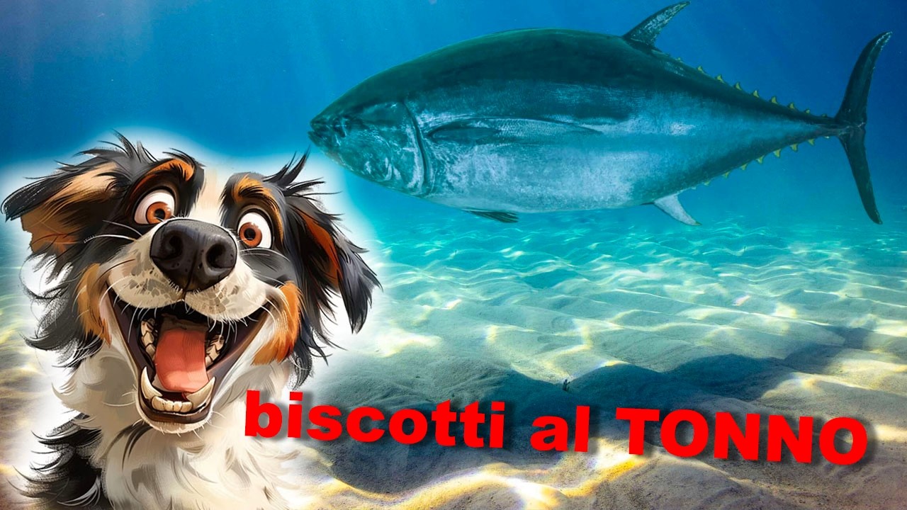 Biscotti al TONNO per CANI fatti in CASA