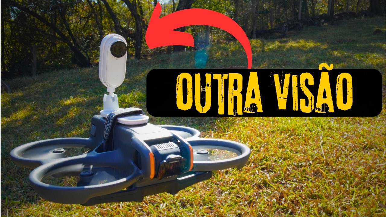 Drone Dji AVATA 2 Voo Exploratório com Câmera Insta Go 2