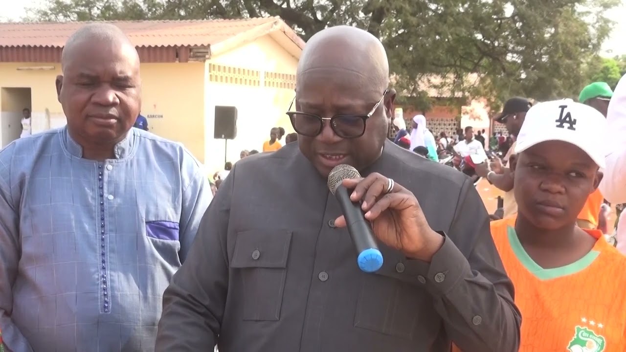 Lancement des comp&eacute;titions scolaires dans la ville de Ouangolodougou