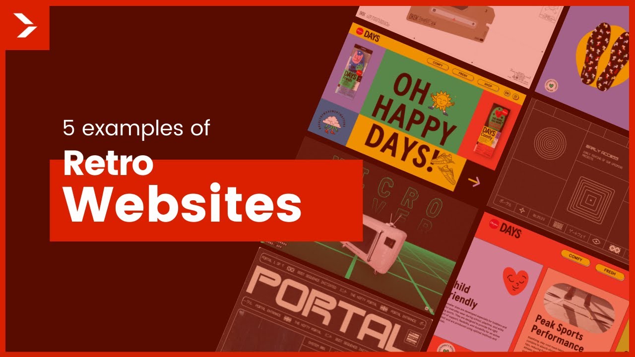 Best of Design Trends 2022: Examples of Retro Websites