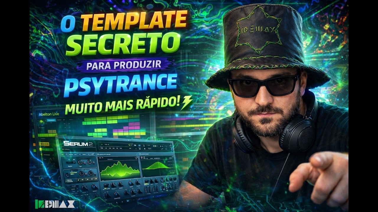 O TEMPLATE SECRETO que eu uso no Ableton para produzir Psytrance MUITO mais rápido 🔥