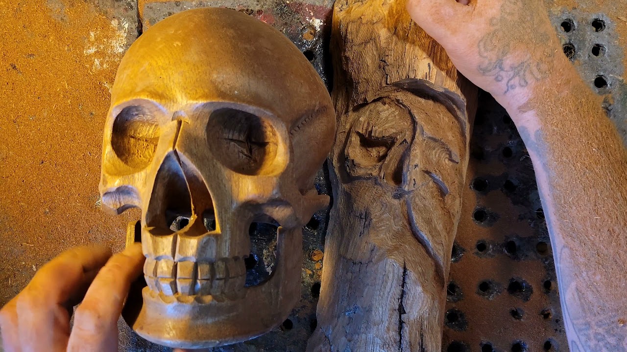 Dremel power wood carving- Spirit of the wood part 2.