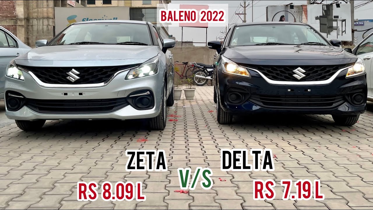 New Baleno 2022 🔥 Delta v/s Zeta ! Which one is more VFM? Let’s find out ! Baleno Comparison Video!