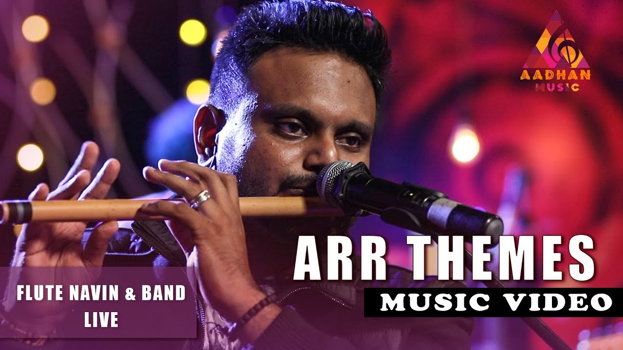Aadhan Music | SE01 S01 | Flute Navin Live | AR.Rahman Theme