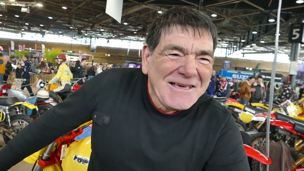Salon deux roues Lyon 2023  ambiance de ouf pour un salon unique : Antoine Bello, Motocross Vintage