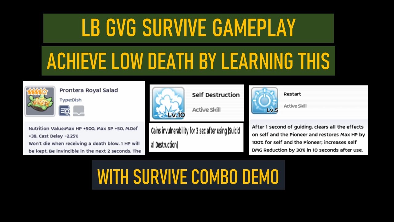 (GUIDE) Lightbringer Surviving Gameplay at GvG - Ragnarok Mobile