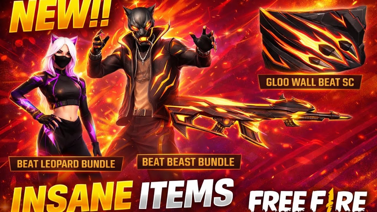 NEW TOKEN ROYALE 😱 Beat Beast Bundle & M14 Flamed Beat | Full Spin Opening 🔥 Free Fire