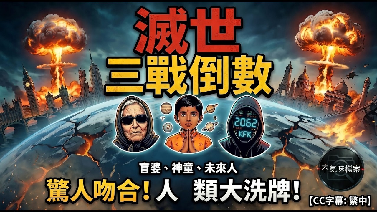 2026年三戰倒數？分析盲眼龍婆 X 印度神童 X 2062 X KFK，預言驚人共通點！ Bukimi Files [CC字幕: 繁中]