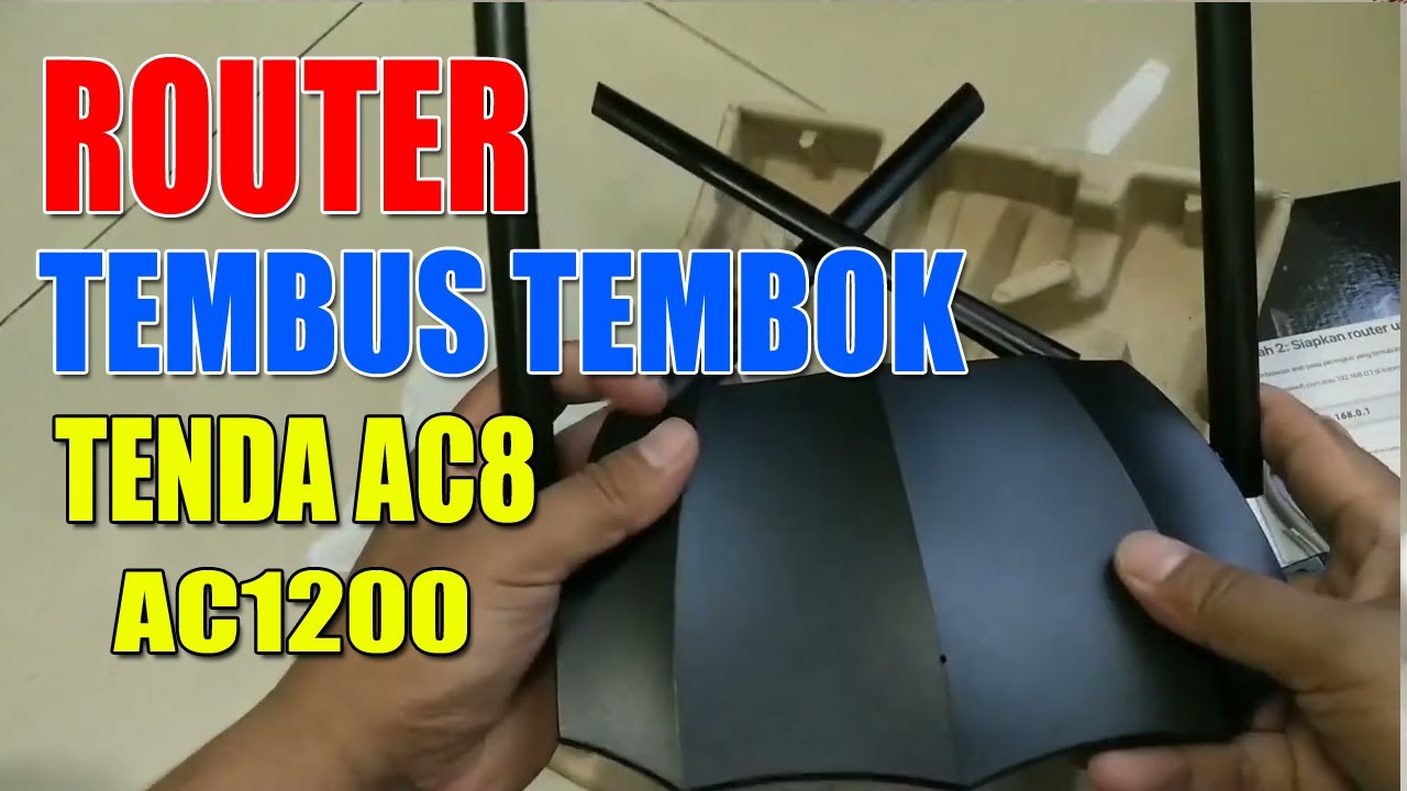 💥 Tenda AC8 AC1200! WiFi Kencang TEMBUS TEMBOK? Router Harga 400Ribuan 😱🔥