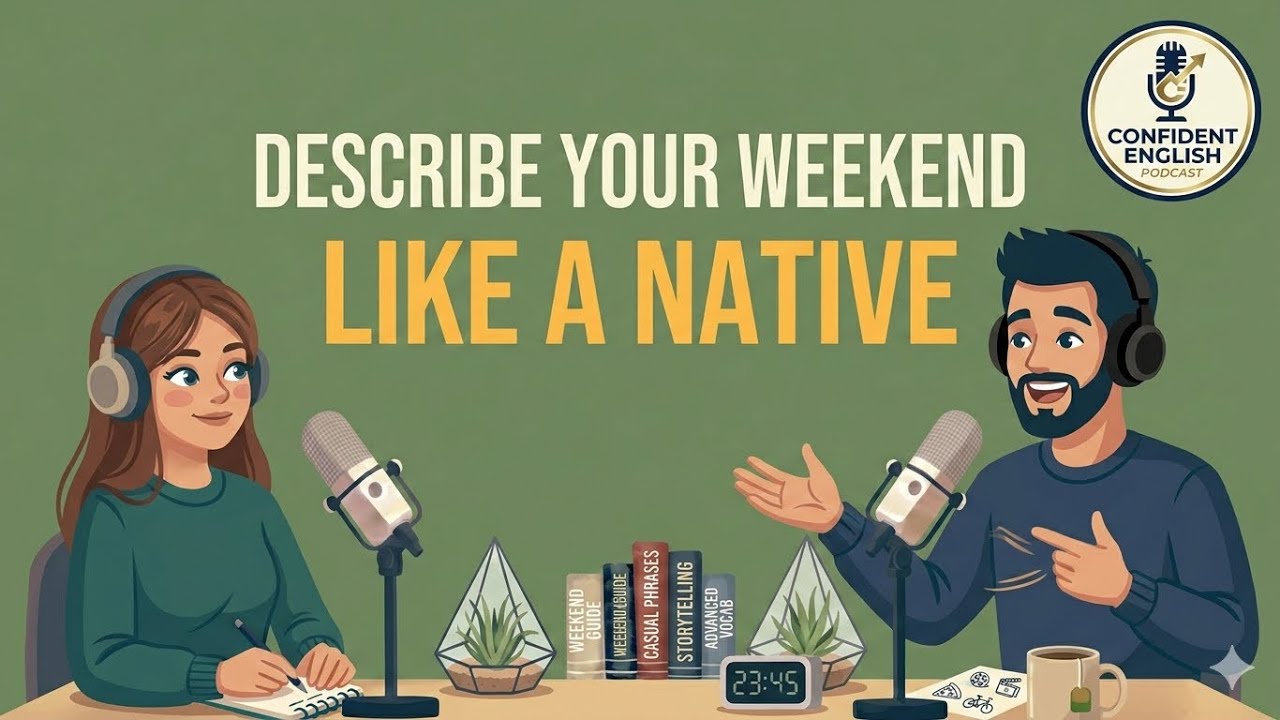 You want to describe your weekend in English? Here’s how.