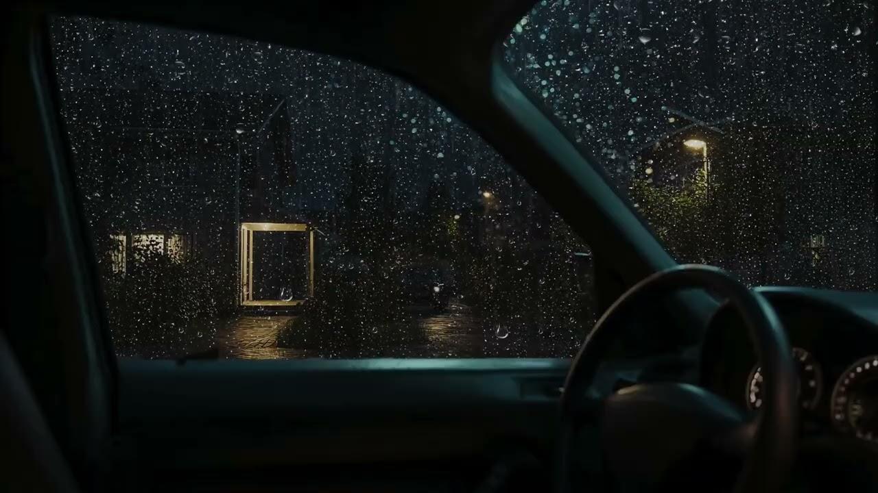 Heavy Rainstorm Sounds to Calm an Overthinking Mind – Relaxing Night Rain for Sleep, Stress Relief