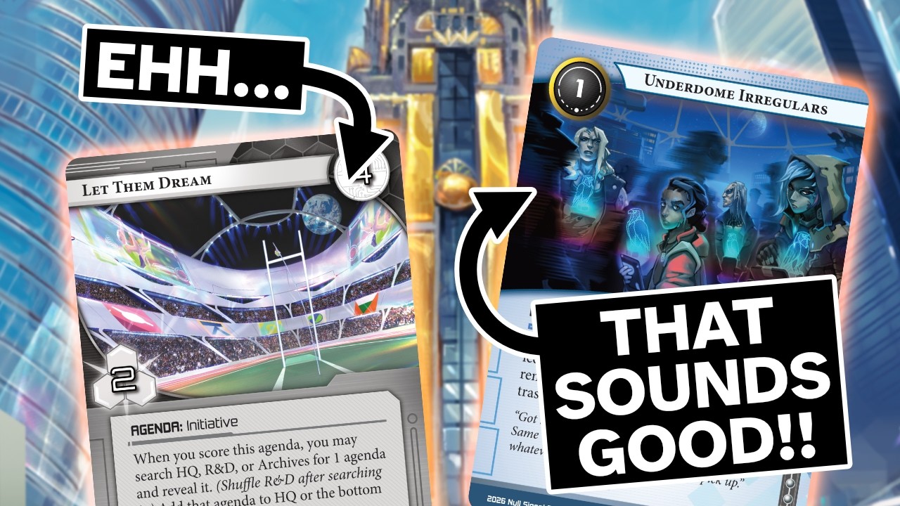 Yu-Gi-Oh! Duelist and Wargamer Rate NEW Netrunner Cards!