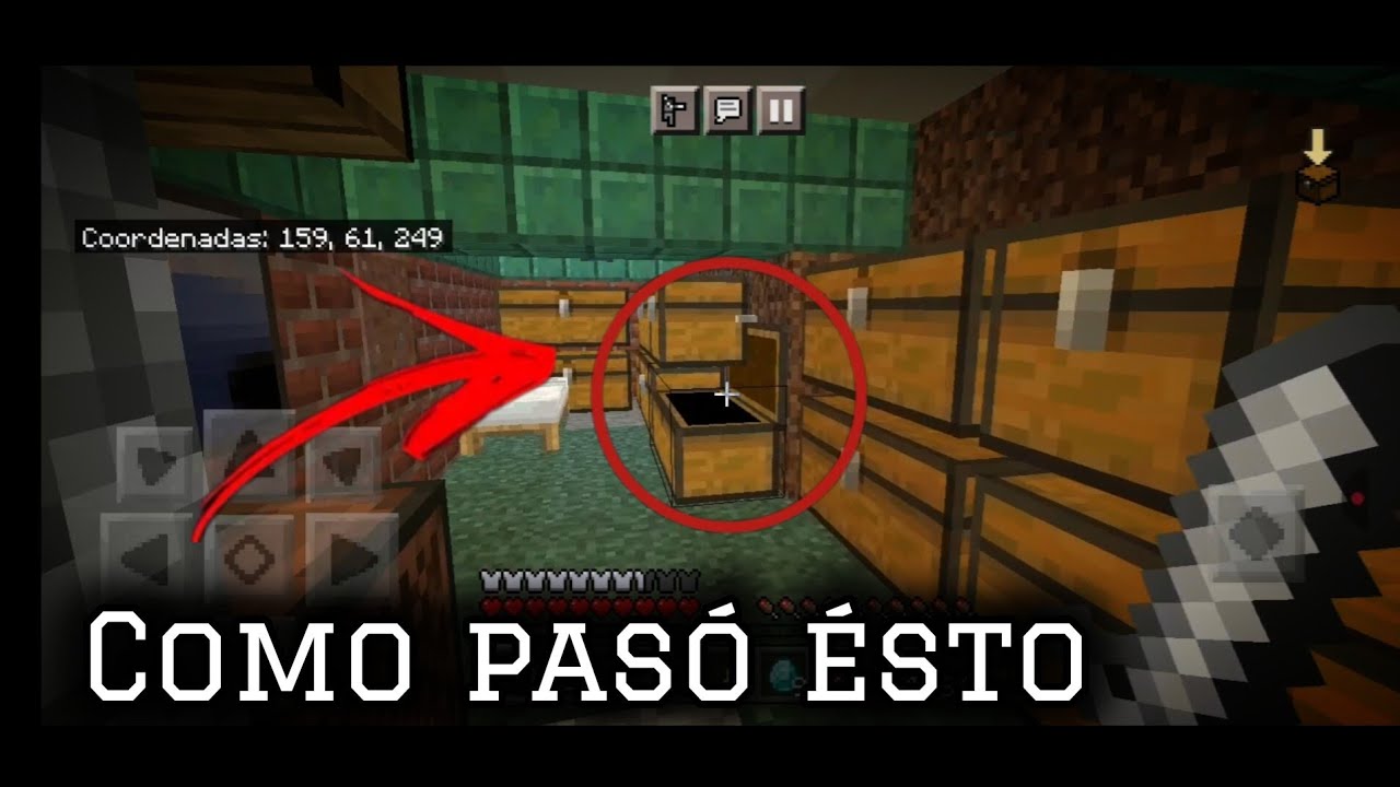 Me pasó algo maligno dentro de minecraft 