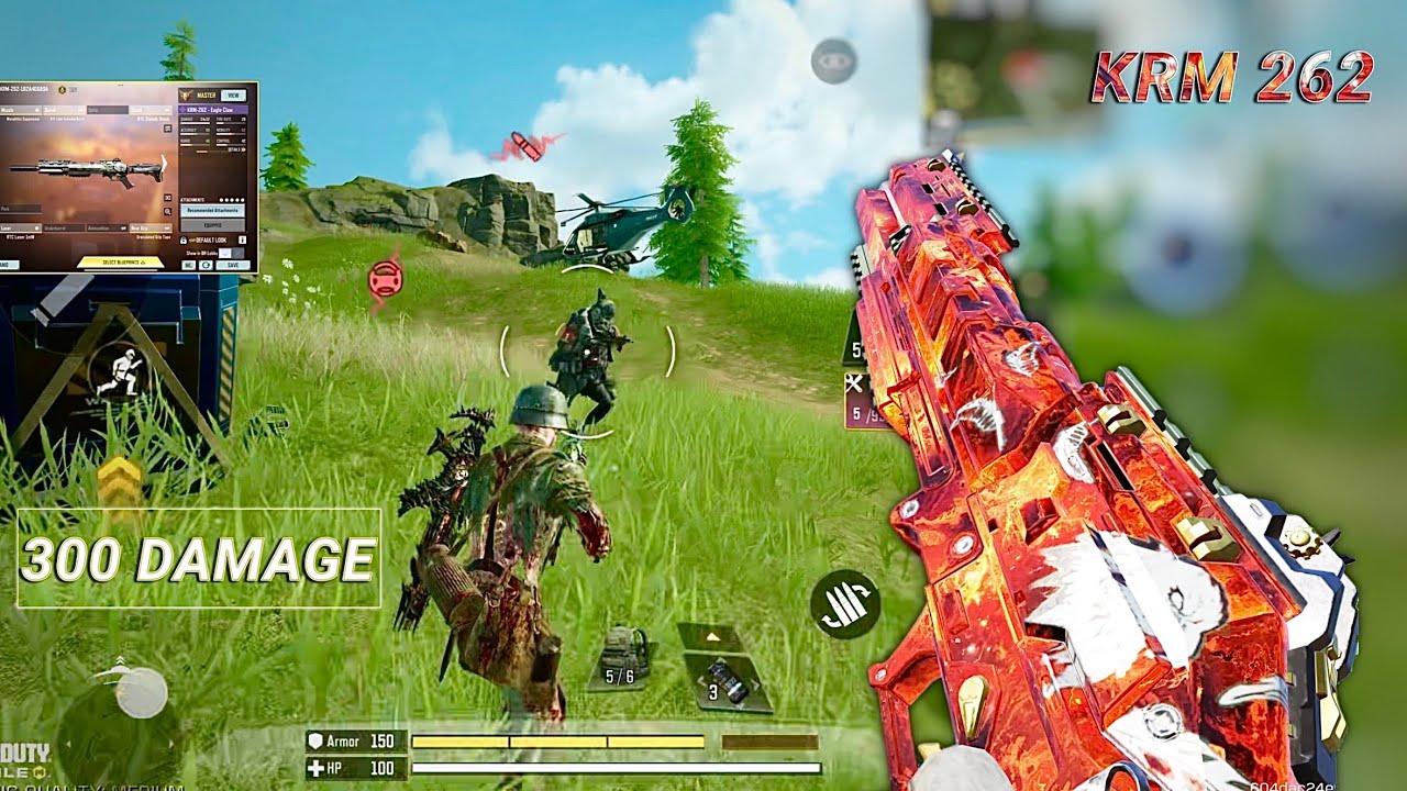 THE 1- SHOT KRM262 GUNSMITH INSANE!! | BEST KRM 262 GUNSMITH CODM BR | CODM BR GAMEPLAY