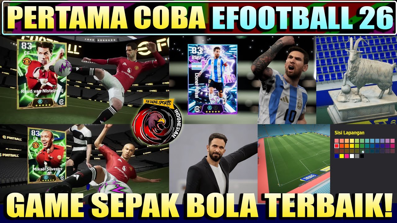 PERTAMA COBA EFOOTBALL 2026 !! EPIC VAN NISTELROOY DAN SILVESTRE TERBARU! BISA BIKIN STADION IMPIAN!