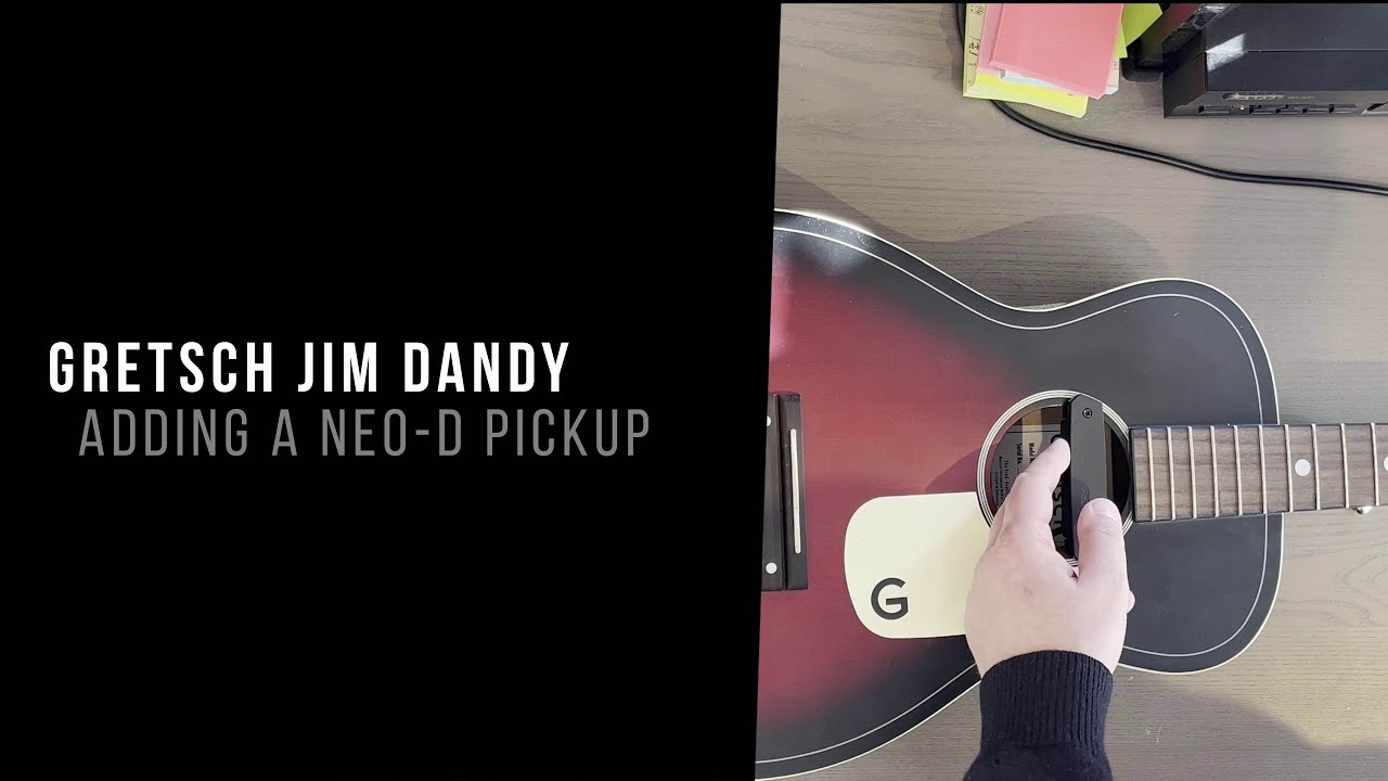Gretsch Jim Dandy - adding a Neo-D single coil pickup