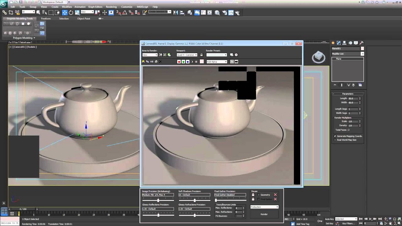 How to Create a Three Point Lighting using Mental Ray for 3ds Max