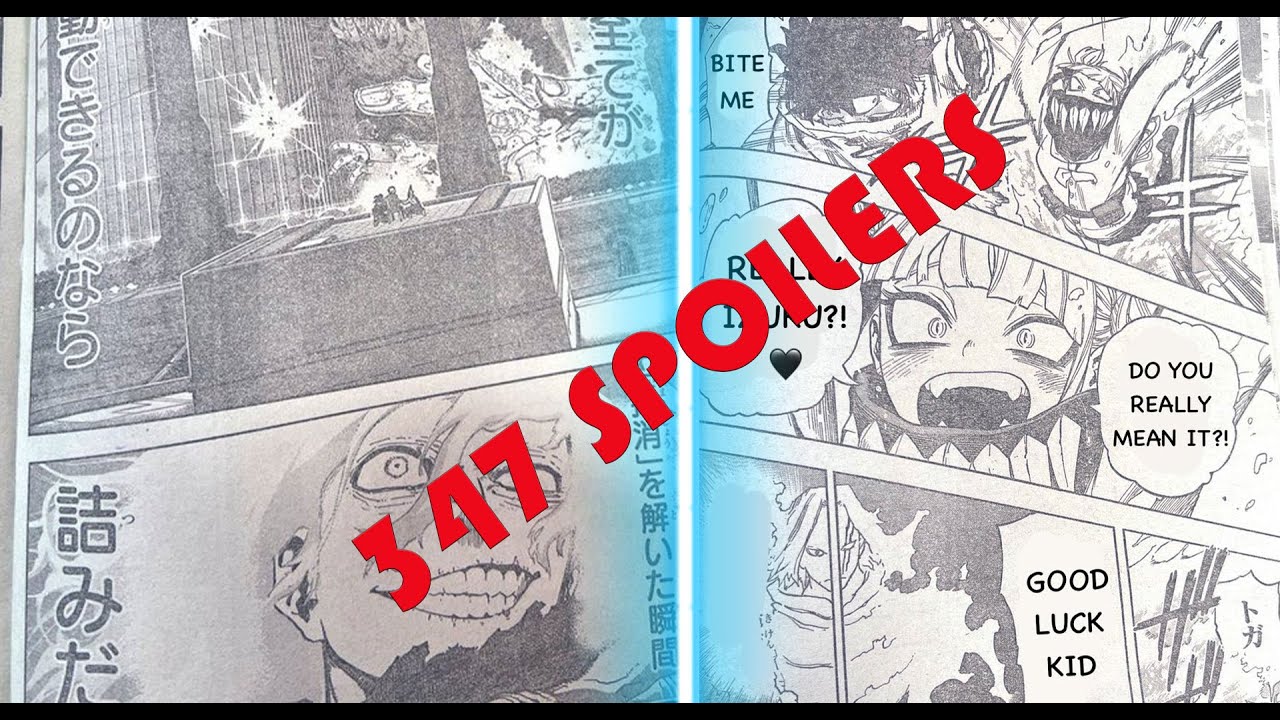 MY HERO ACADEMIA 347 SPOILERS, LEAKS, RAW SCANS - DEKU VS SHIGARAKI SET UP?