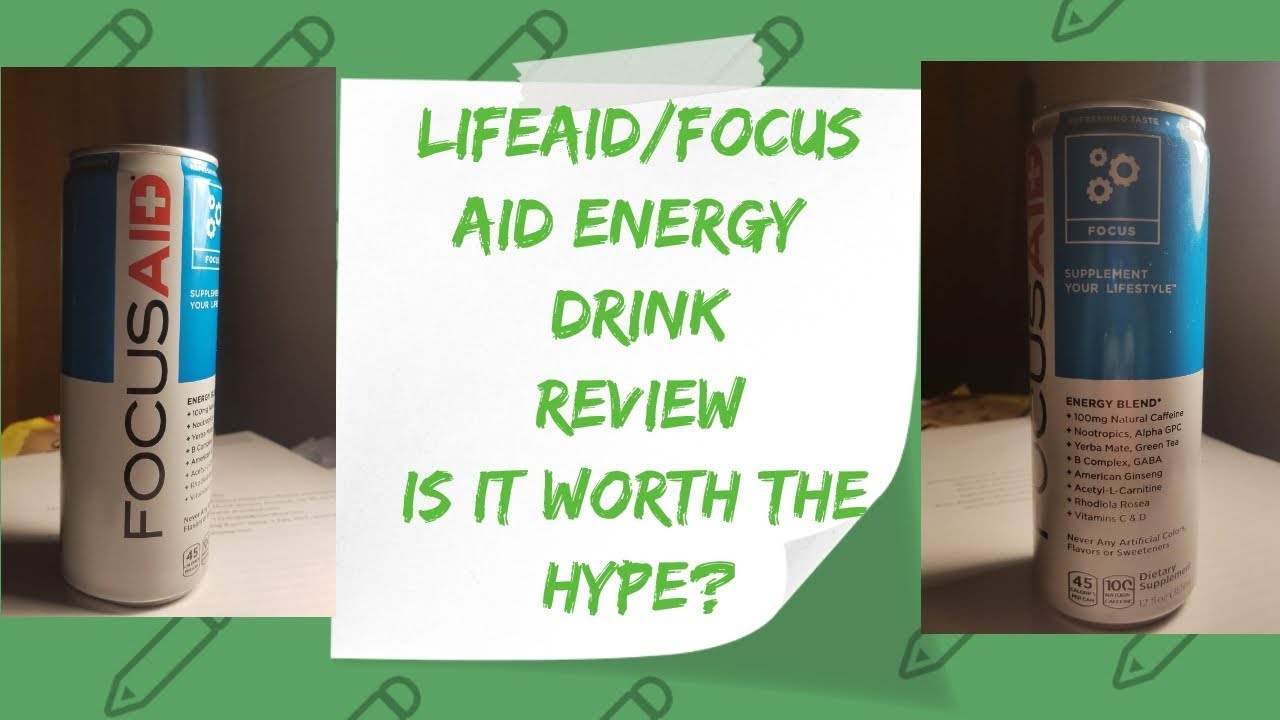 LIFEAID/FOCUSAID REVIEW. AN ALTERNATIVE TO MONSTER/REDBULL?