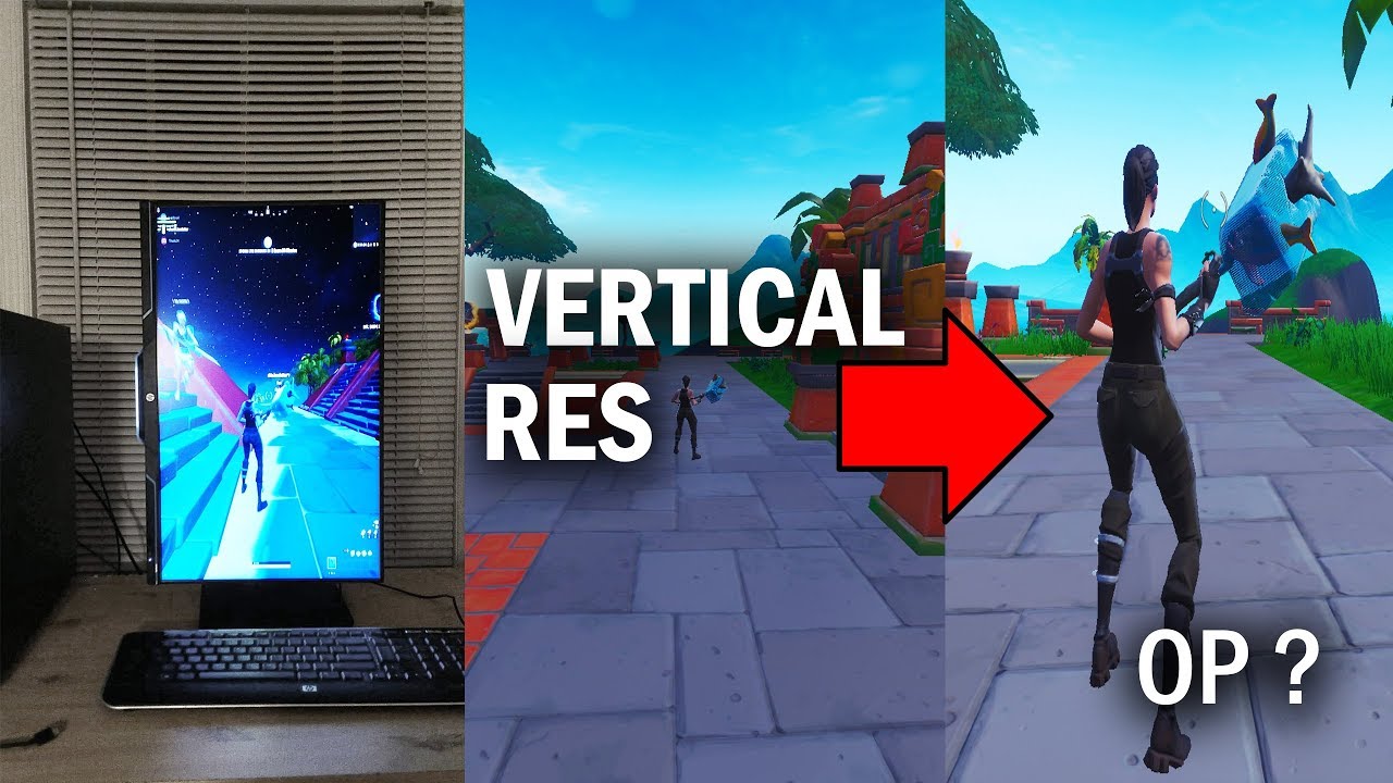 I played Vertical Res... The New Best Resolution in Fortnite Battle Royale