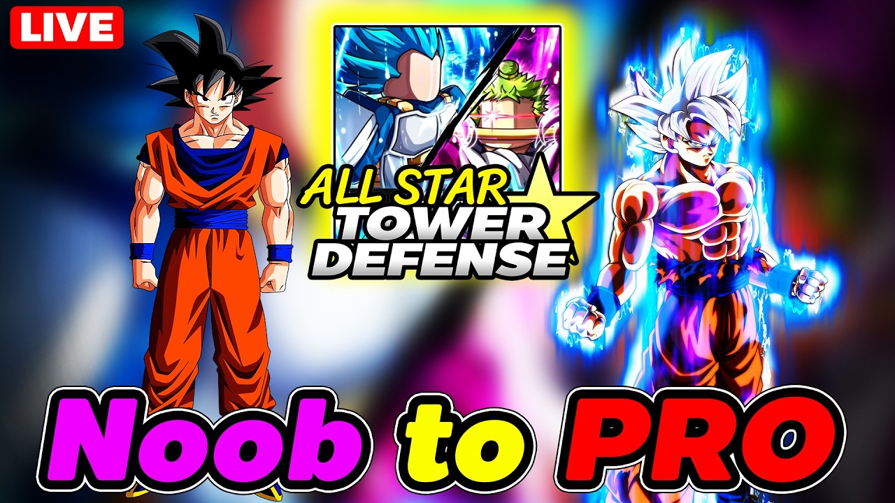 [LIVE] All Star Tower Defense : Noob to PRO ไอดีใหม่ เริ่มจาก0 EP.13 ฟาร์มต่อแบบชิลๆ