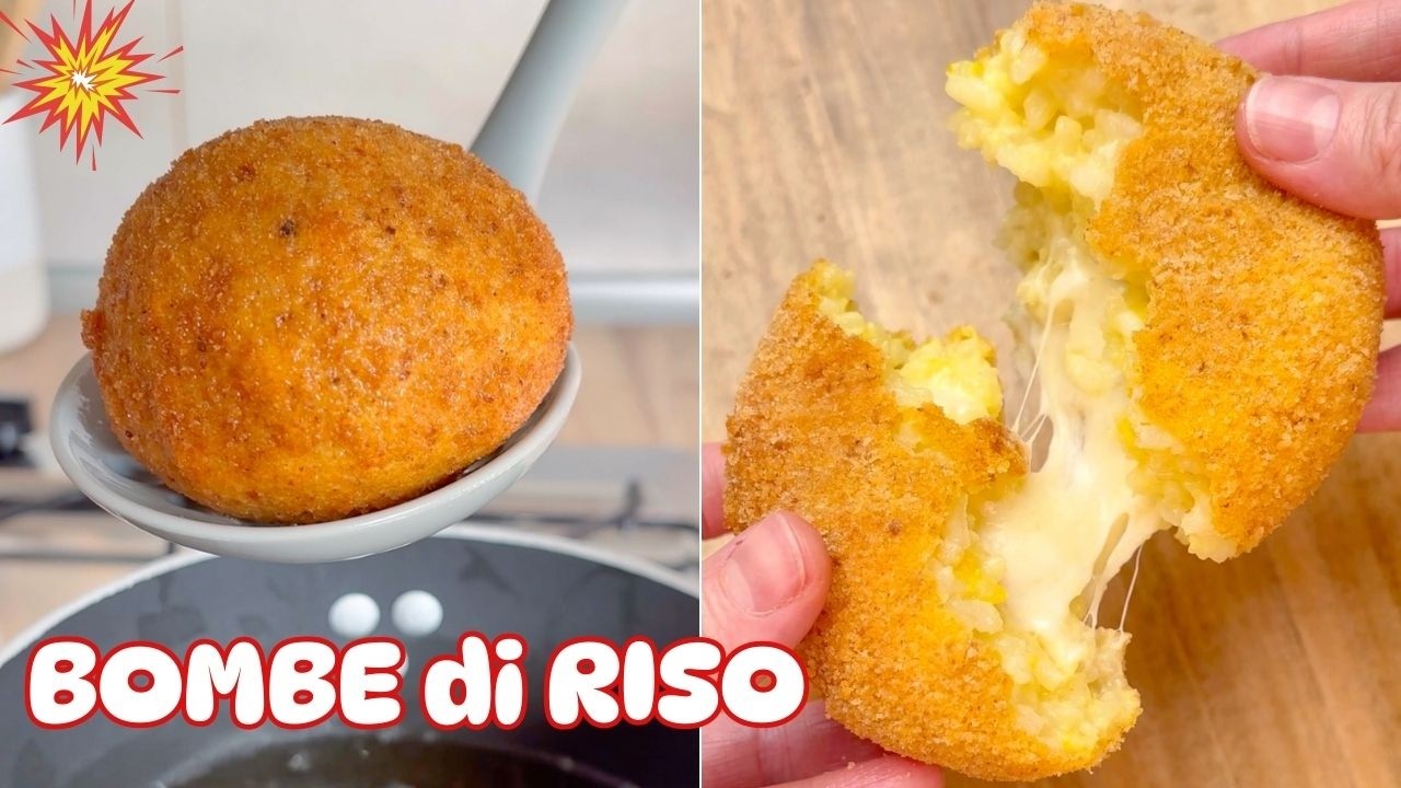 BOMBE di RISO croccanti e filanti ⭐ SPAZIALI ⭐