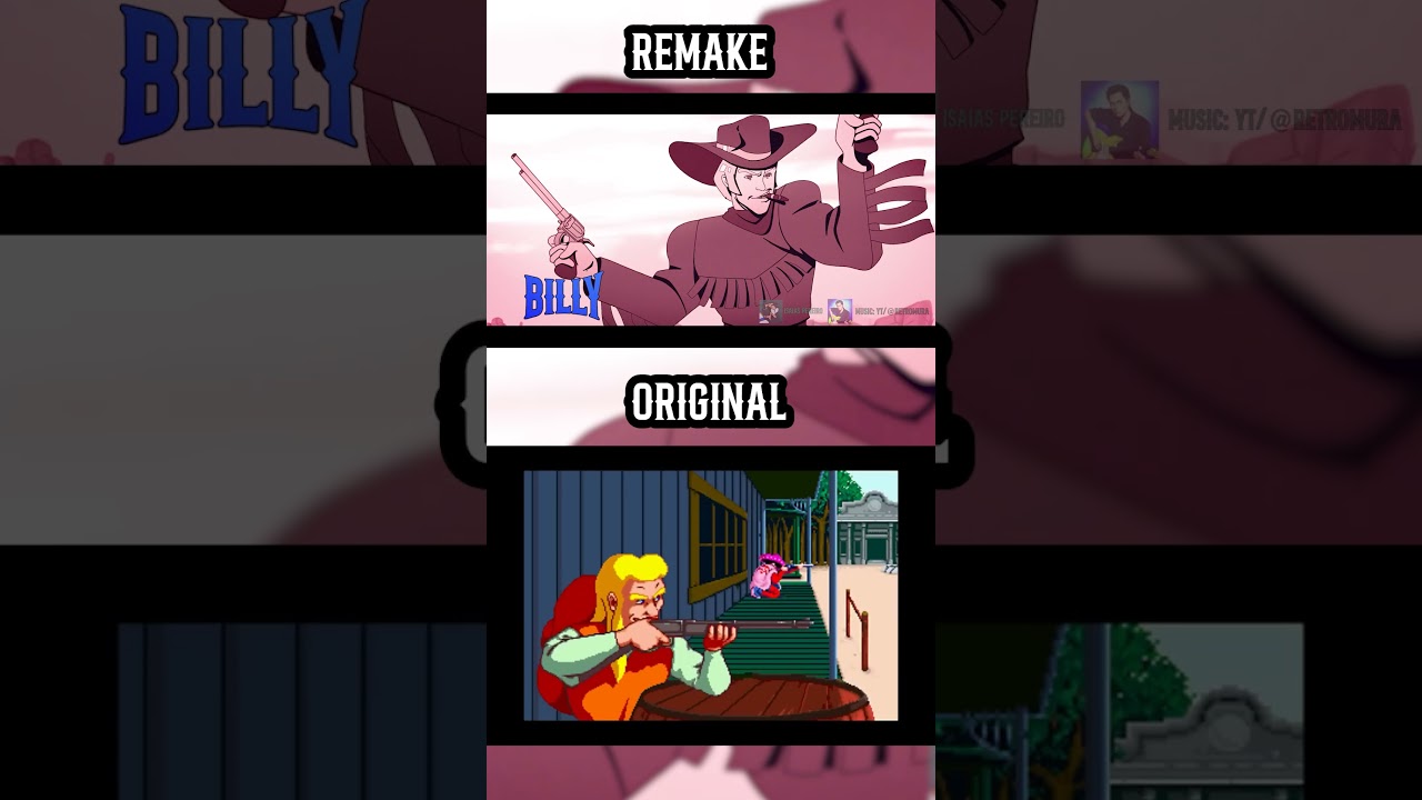 Sunset Riders Remake vs Original