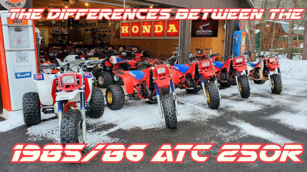 The Differences Between The 1985 & 1986 Honda ATC 250R Three Wheelers