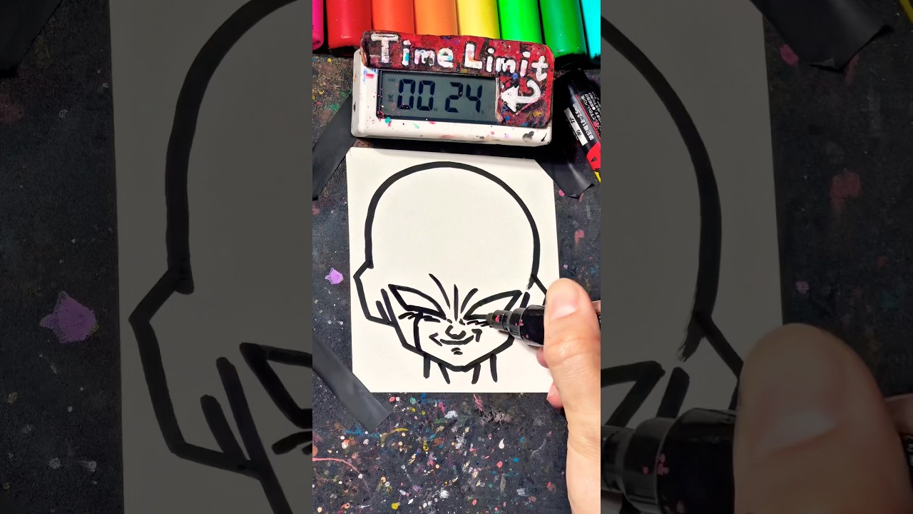 Drawing Frieza in 50Sec