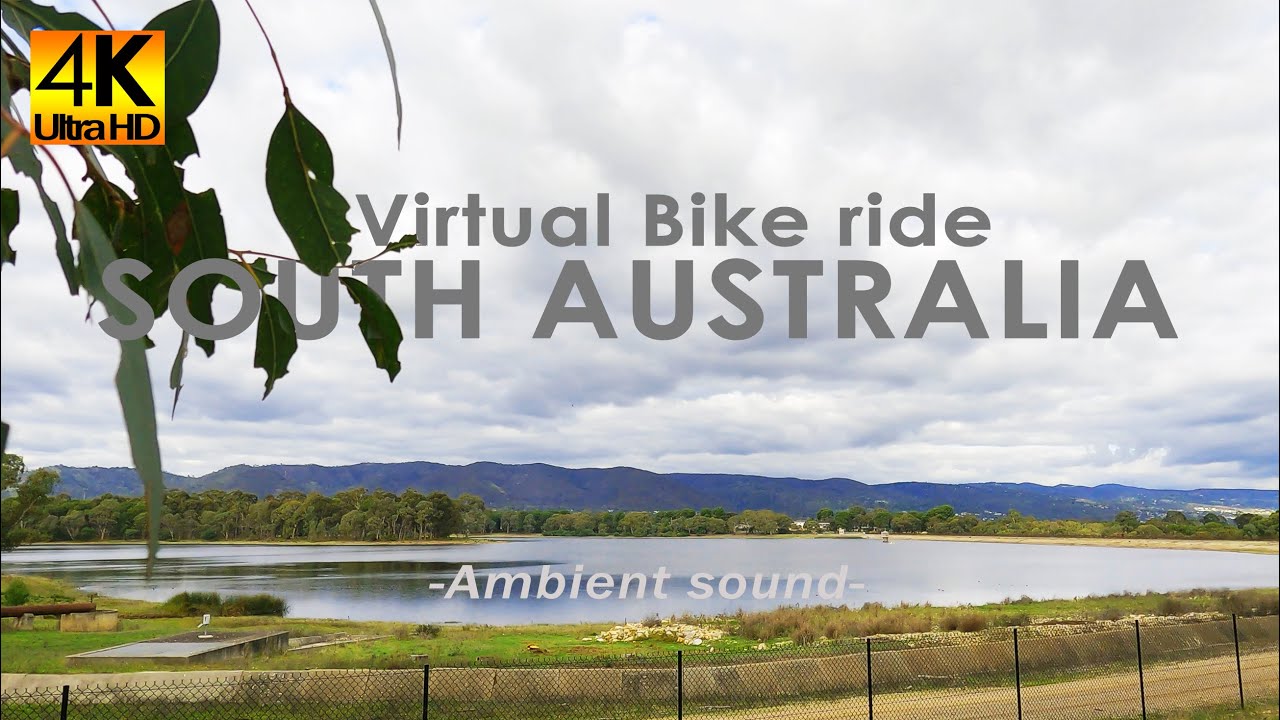 [4K] Virtual bike ride - Hope Valley Reservoir | Adelaide, South Australia