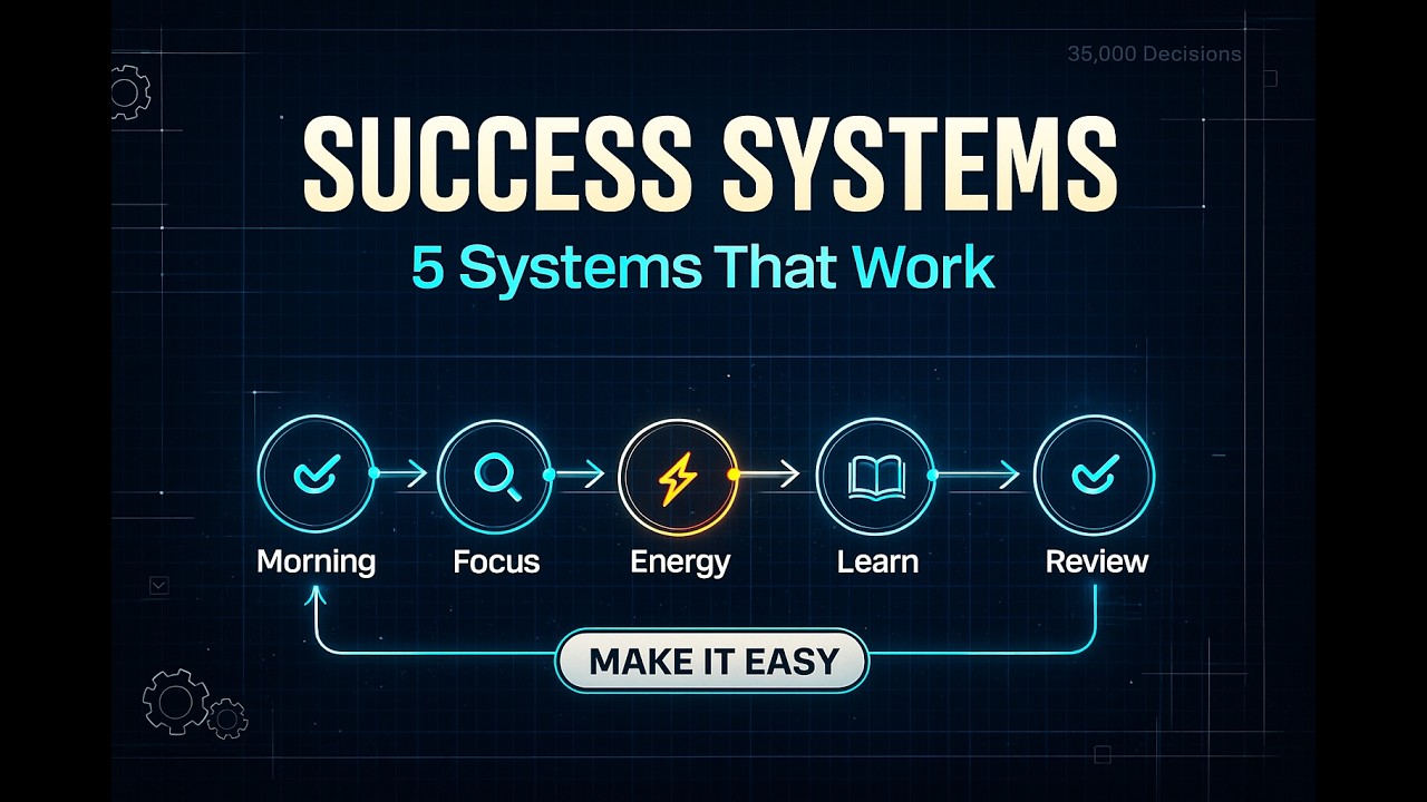 Success Is Hard Until You Build Systems Like This (5 Systems That Work)
