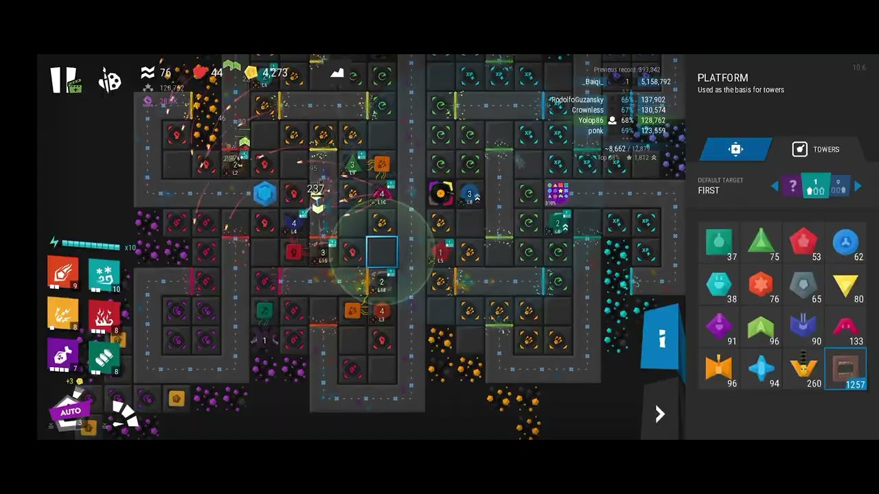 Infinitode 2 | Level dev (3 stars, normal)