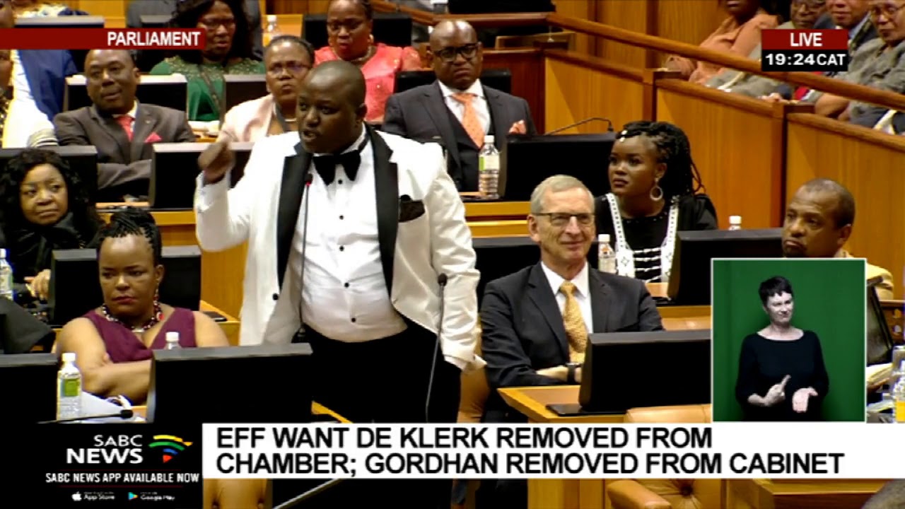 #SONA2020 | Gordhan-EFF debacle delays President Ramaphosa's Speech