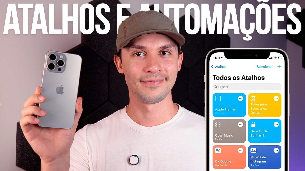 📱 4 ATALHOS e AUTOMAÇÕES que você TEM que USAR no seu iPhone!