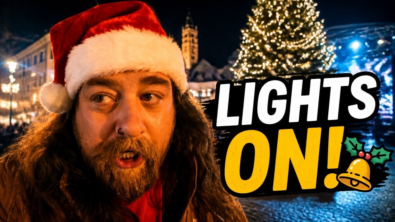 Košice Christmas Lights Switch-On | Crowds, Performers & a Very Creepy Tradition