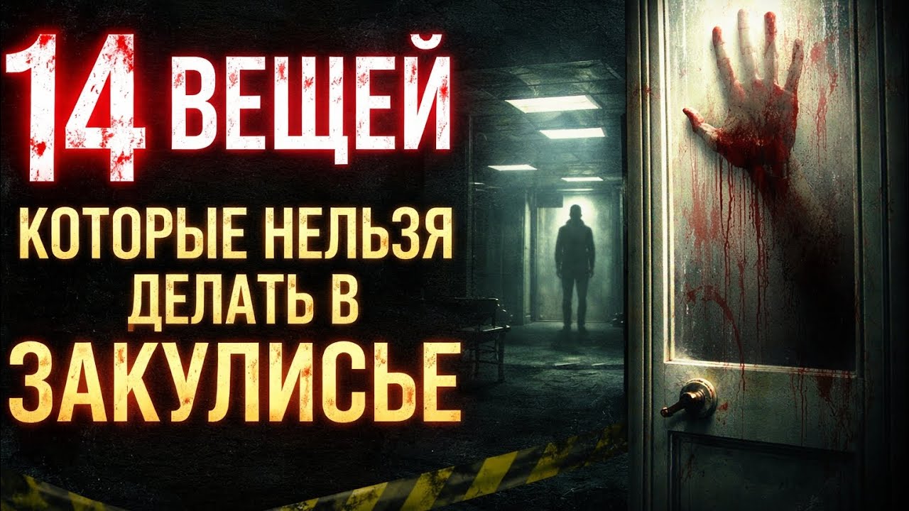 14 вещей которые НЕЛЬЗЯ делать в ЗАКУЛИСЬЕ