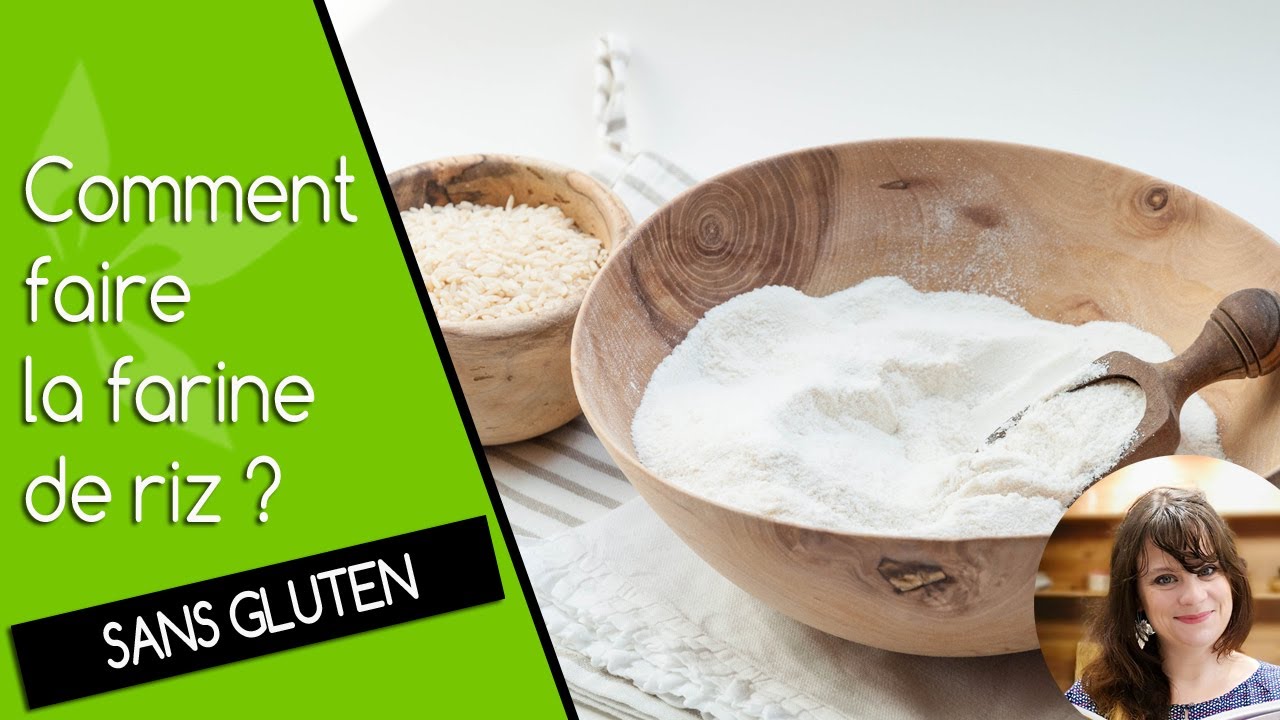 Comment faire de la farine de riz maison ?