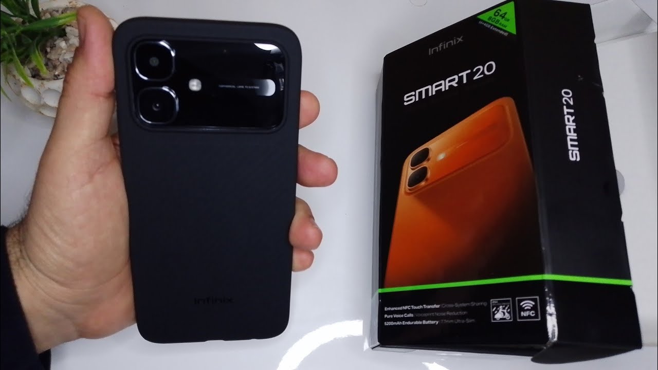 Распаковка новой модели Infinix Smart 20 2026 года, обзор, тест камеры, техническая документация.